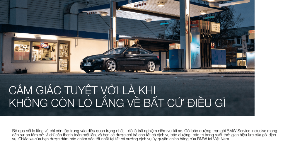 Hãy bảo dưỡng tại các cơ sở chính hãng BMW Việt Nam để được chăm sóc và hướng dẫn vận hành tốt nhất.